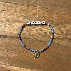 Little Words Project Teacher Beaded Bracelet
